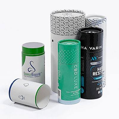 Custom Mailing Paper Tube Boxes Packaging For Candle