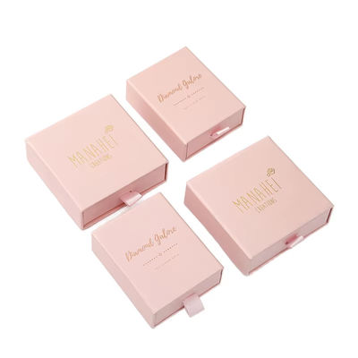 Factory Wholesale Custom Private Label  Jewelry Box Necklace Earring Ring Packet Box Drawer