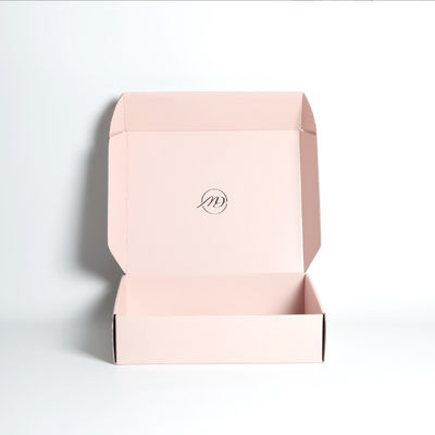 Custom Size Logo Printing Small Corrugated Mailing Box Cosmetic Packaging Paper Box Self Sealing Shipping Box
