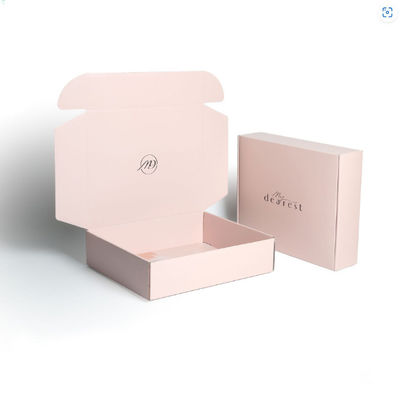Custom Size Logo Printing Small Corrugated Mailing Box Cosmetic Packaging Paper Box Self Sealing Shipping Box