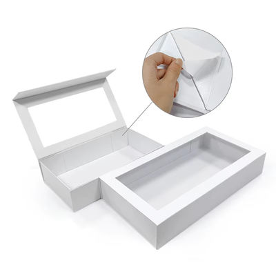 Rigid Cardboard Matt Art Collapsible Gift Custom Box Made of Art Paper and Cardboard Magnetic Gift Folding Box with Window