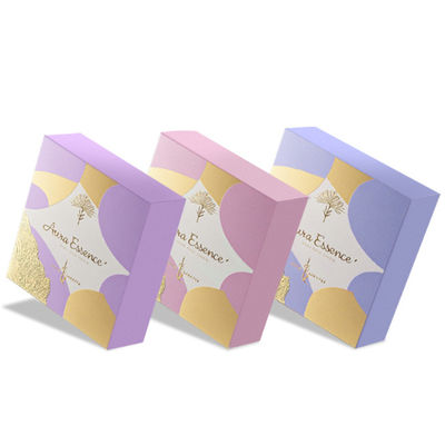 Custom Luxury Square Empty Folding Paper Box  Candle Jars With Lid And Box Packaging Automatic Bottom Buckle Box