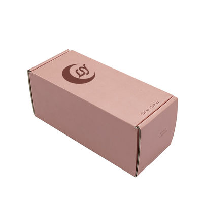 Custom Printed Mailer Box Pink Personalized Cosmetics Mailing Packaging Boxes Thank You Gift Wrap Cardboard