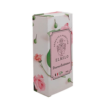 Custom Printed Biodegradable Perfume Beauty Skin Care Cosmetics Packaging Box Hot Stamping Embossed Paper Box