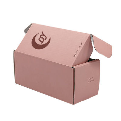 Custom Logo Jewelry Box Pink Cosmetic Paper Gift Corrugated Box Packaging Box