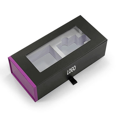 Customized logo Luxury Cardboard Magnetic Wireless Headphone Packaging Box with EVA Liner Packaging Hanging Box