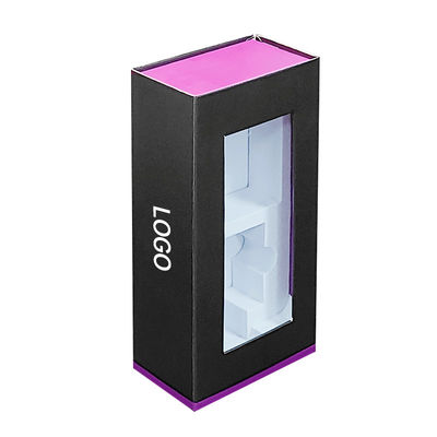 Customized logo Luxury Cardboard Magnetic Wireless Headphone Packaging Box with EVA Liner Packaging Hanging Box