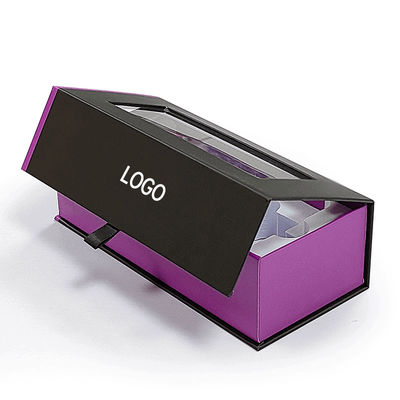 Customized logo Luxury Cardboard Magnetic Wireless Headphone Packaging Box with EVA Liner Packaging Hanging Box