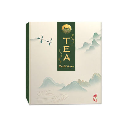 Customized Logo Foldable Paper Card Tea Bag Gift Box for Luxury Scented Tea Coffee Packaging