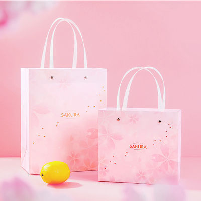 Popular Shopping Bags Offset Printing Packaging Paper Gift Bag Set With Handles