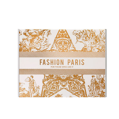 Custom Eco Friendly Biodegradable Rigid Cardboard Corrugated Shipping Box Perfume Recycled Material Hot Stamping Gift Box