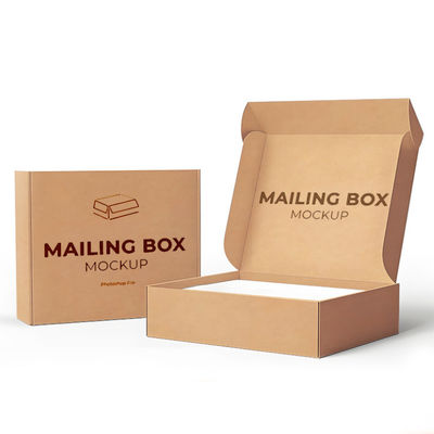 Custom Logo Design CMYK / PANTONE Printing Recyclable Corrugated Paper Luxury Skin Care Cosmetics Packaging Mailing Boxes