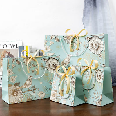 Custom Paper Bag Wholesale Eco Paper Shopping Packaging Gift Bag Paper Bag Printed with Your Own logo