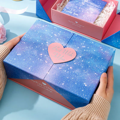 Customized Double Door Open Ring Perfume Watch Packaging Gift Box With Your Own Logo