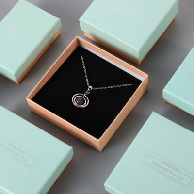 Factory Customized Logo Unique Recycled Eco-friendly Paper Jewelry Gift Packaging Luxury Fashion Women Jewelry Box Packaging