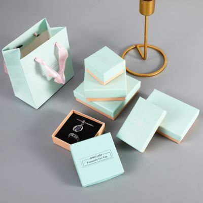 Factory Customized Logo Unique Recycled Eco-friendly Paper Jewelry Gift Packaging Luxury Fashion Women Jewelry Box Packaging