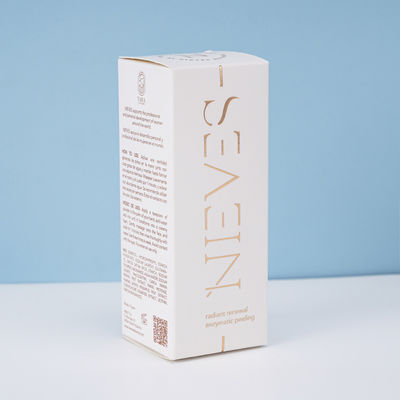 Blind Embossed Design Foldable Kraft PET Paper Boxes For Cosmetics Perfume Shipping Gifts Including Foil