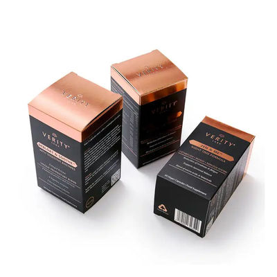 Clear Lip Gloss Tubes With Gold Foil And Custom Logo Printed Durable Paper Boxes For CMYK Nail Polish Oil Shampoo