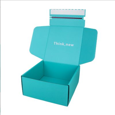 2mm Thick Custom 6x6x2 Corrugated Shipping Boxes With Gold Foil Stamping And Free Sample Tableware Recyclable