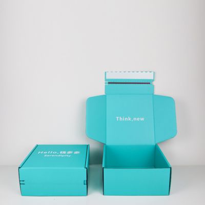 2mm Thick Custom 6x6x2 Corrugated Shipping Boxes With Gold Foil Stamping And Free Sample Tableware Recyclable