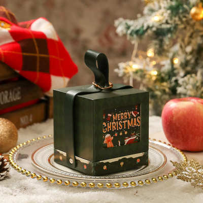 Luxury Christmas Gift Box Elegant Gold Red Design For Family Celebrations