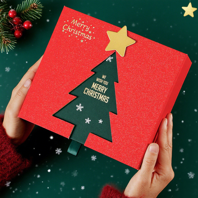 Industrial Custom Christmas Box For Candle Socks Personalized Gift Craft Packaging