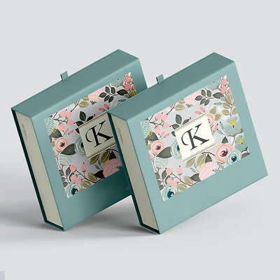 Custom Gift Packaging Boxes For Makeup Birthday Gifts In Paperboard Material