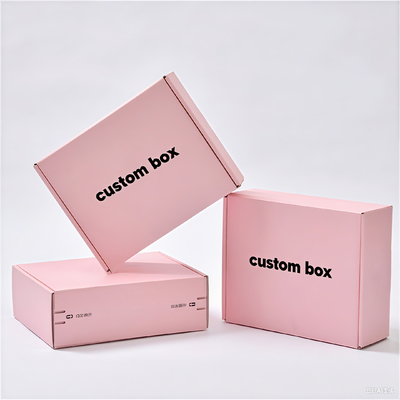 CMYK / PANTONE Printed Corrugated Cardboard Box For Skincare Mailer Gift Custom Luxury Design