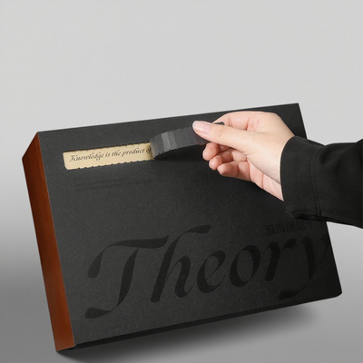 Eco-Friendly Custom Zipper Mailer Box Corrugated Cardboard with Black Matte Lamination  UV Varnishing