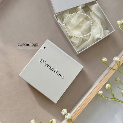 Luxury Wedding Jewelry Gift Box Custom Logo Printed Drawer Storage for Bridal Rings, Earrings, Necklaces