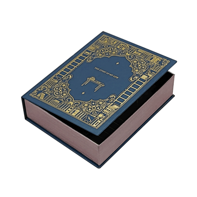 Custom Printed Luxury Book Shape Gift Box Packaging for Branded Candles Premium Wedding Holiday Gift Solution