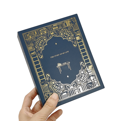 Custom Printed Luxury Book Shape Gift Box Packaging for Branded Candles Premium Wedding Holiday Gift Solution