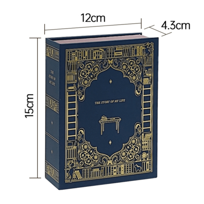 Custom Printed Luxury Book Shape Gift Box Packaging for Branded Candles Premium Wedding Holiday Gift Solution