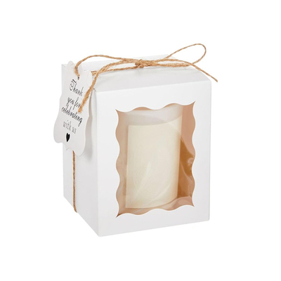 Custom Elegant Luxury Candle Gift Box Printed Candle Packaging Box for High-End Candles