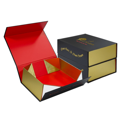 Premium Custom Logo Luxury Large Matte Rigid Paper Cardboard Black Foldable Empty Magnetic Box ISO9001