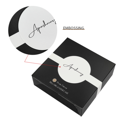 Eco Friendly Custom logo Recyclable Box Packaging for Makeup Lip Gloss Nail Polish Oil