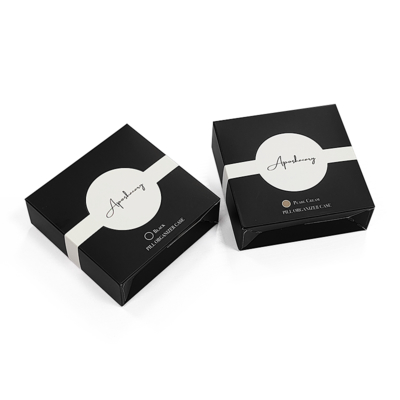 Eco Friendly Custom logo Recyclable Box Packaging for Makeup Lip Gloss Nail Polish Oil