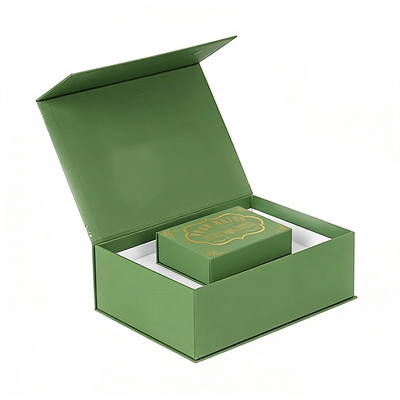 Custom Luxury Rigid Packaging Magnetic Gift Box With Foam Insert for Pen Crystal Gemstone