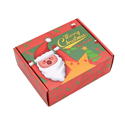 Custom Printed Shipping Box  Christmas Boxes Gift for Clothing Electronic Gift Present Packaging
