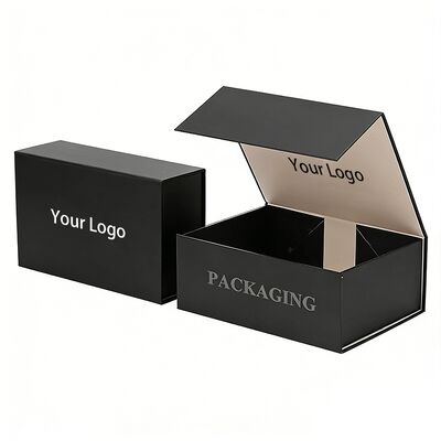Custom Size Recyclable Corrugated Cardboard Rigid Packaging Boxes Luxury Folding Magnetic Gift Box