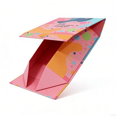 Custom Logo Printed Recyclable Rigid Paper Boxes Clothing Shoe Packaging Magnet Folding Gift Box
