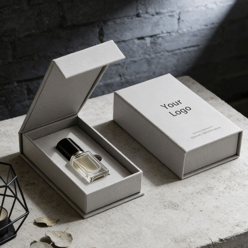Custom UV Printed Magnetic Perfume Gift Box | Eco-friendly Rigid Packaging