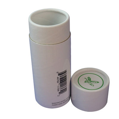 Recyclable And Stylish Paper Tube Gift Box Hot Stamping With Stickers Custom Logo