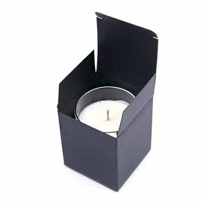 Plastics Liner Type Custom Order Higi Gold Foil Logo UV Coating Small 4x4x4 Candle Box