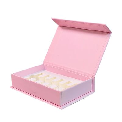 Custom Logo Print Magnetic Book Shape Gift Box for Cologne Perfume and Cosmetics