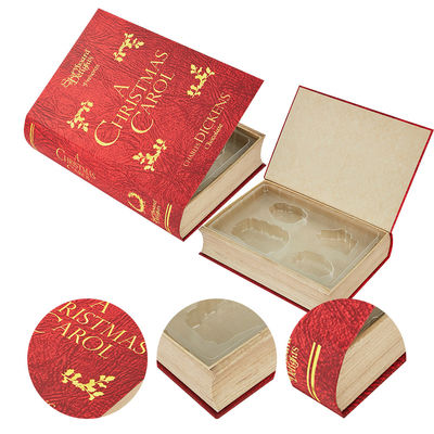 Magnet Closure Decorative Book Shape Cardboard Boxes for Customer's Specific Requirement