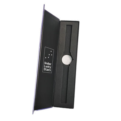 Custom Design Paper Cardboard Magnetic Book Box for Watch Packaging Insert