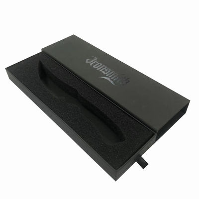 Stylish Hanging Necktie Bow Tie Scarf Packaging Cardboard Sliding Drawer Box for Your