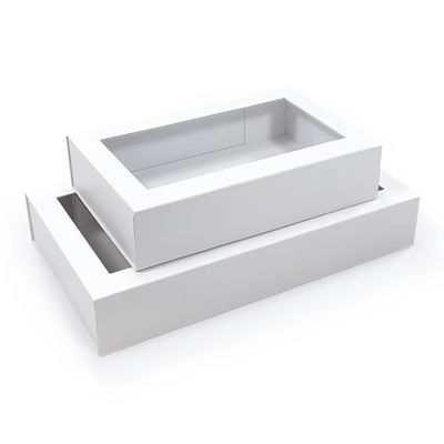 Rigid Cardboard Matt Art Collapsible Gift Custom Box Made of Art Paper and Cardboard Magnetic Gift Folding Box with Window