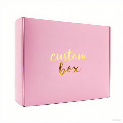 Wholesale Recyclable Corrugated Paper Cosmetic Mailer Box Foldable Ecommerce Shipping Boxes for Perfume Eyelash Matt Lamination